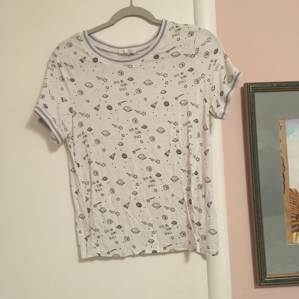 Messy Bun Just Chillin’ Space Shirt
